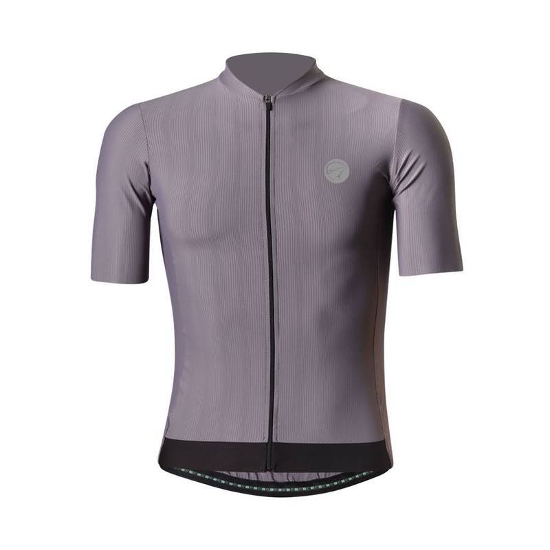 Camisa Ciclismo Mauro Ribeiro Fiber 2.0 Masculina Cinza Titanio