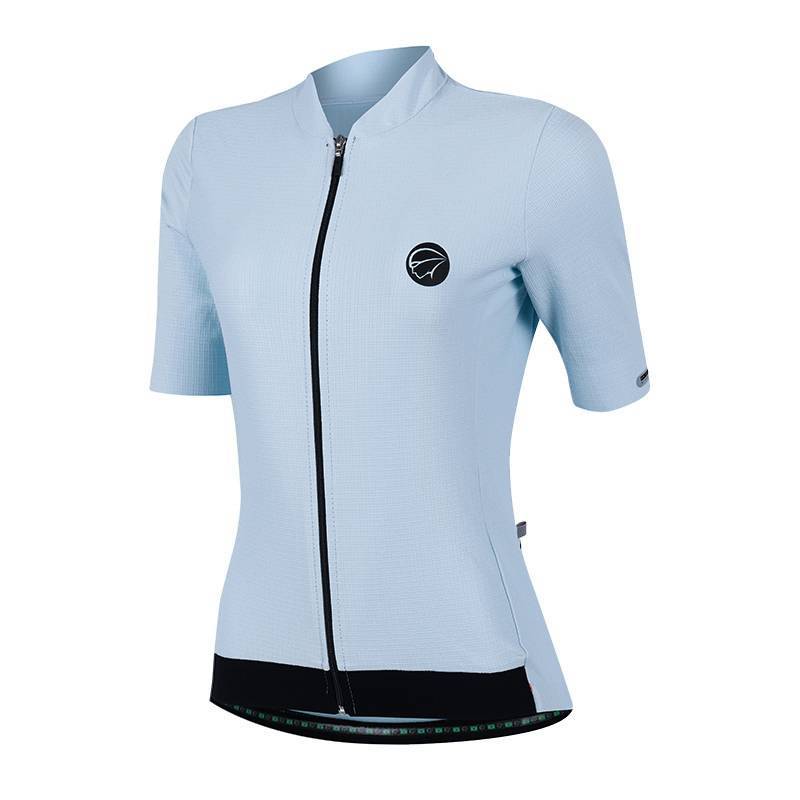Camisa Ciclismo Mauro Ribeiro Fiber Feminina Baby Blue