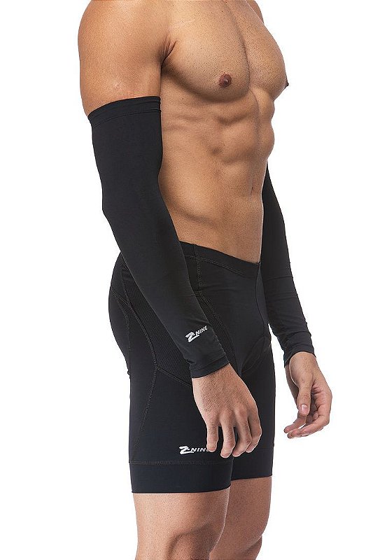 Manguito Ciclismo Z-Nine Sport Masculino Preto
