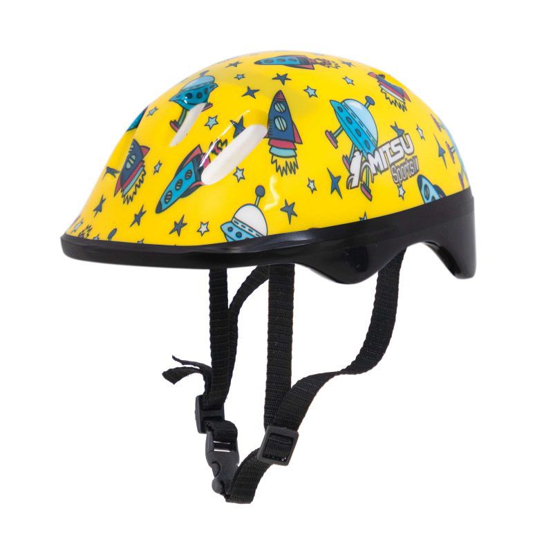 Capacete Ciclismo MITSU Infantil Little Child Amarelo