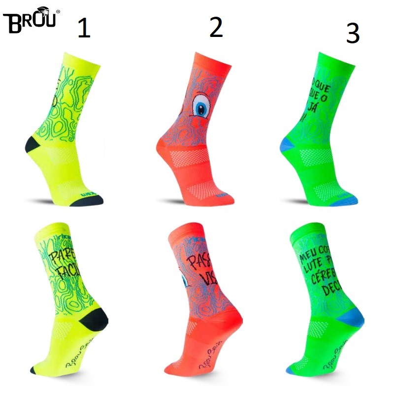 Meia Ciclismo Performance Brou Bruto Masculina Rikam 39-42