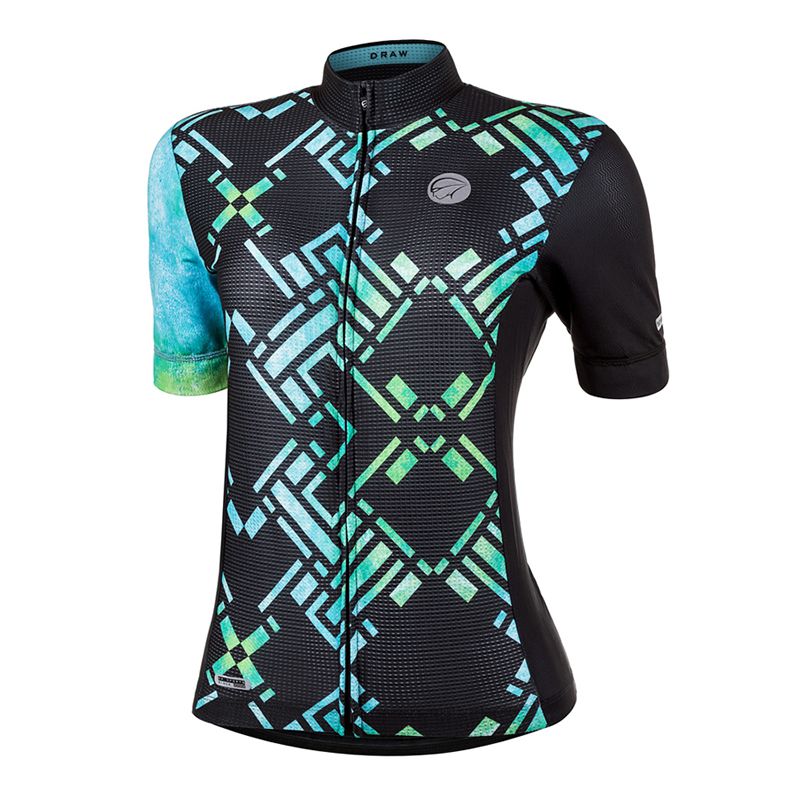 Camisa Ciclismo Mauro Ribeiro Draw Feminina Verde