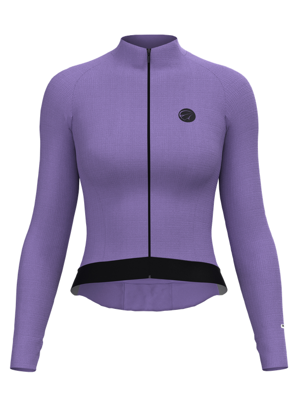 Camisa Ciclismo Longa Mauro Ribeiro Fiber Feminina Lavanda