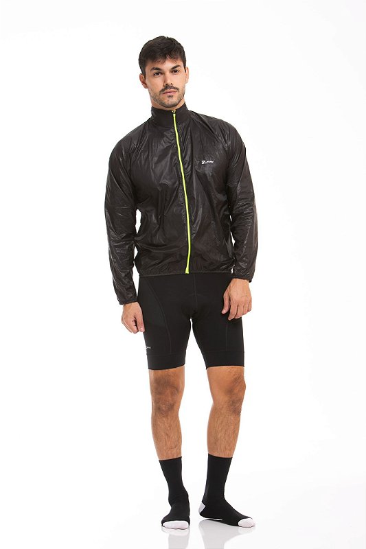 Jaqueta Masculina Corta Vento Black Bright Z Nine