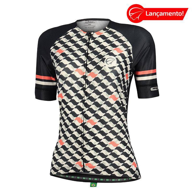 Camisa Ciclismo Mauro Ribeiro Flow Feminina Preta