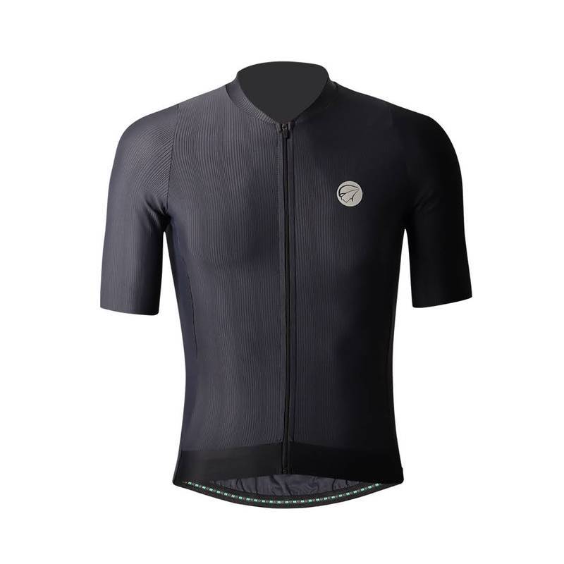 Camisa Ciclismo Mauro Ribeiro Fiber 2.0 Masculina Preto Fosco