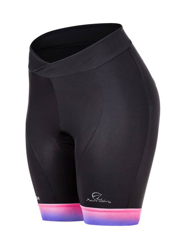 Bermuda Ciclismo Comfort Rosa/Roxa Feminina Mauro Ribeiro